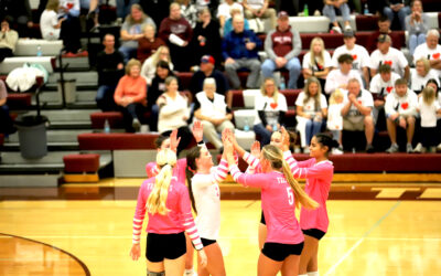 Trojan volleyball finishes regular season with win